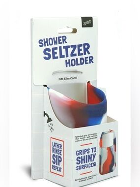 Shower Seltzer Holder - Red White Blue